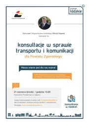 Konsultacje w sprawie transportu i komunikacji dla Powiatu Zgierskiego