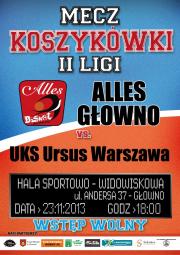 Mecz II Iigi Alles Głowno - UKS Ursus Warszawa